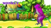 Colors Domestic animals Finger Family rhymes 3D Animation - learning Animals names for Toddlers