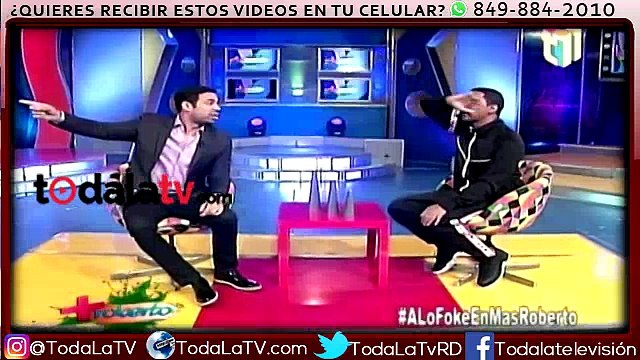 Alofoke le dice a Robertico que su programa en televisión no aporta nada-Más Roberto-Video