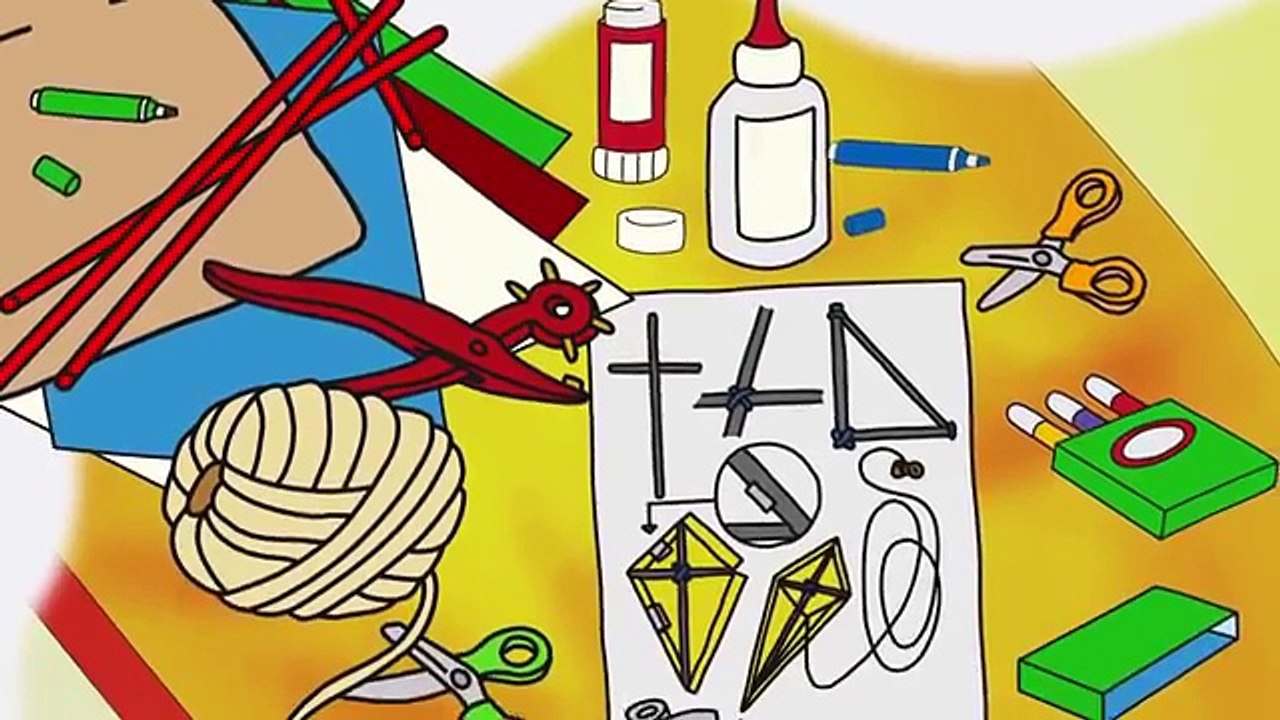 Caillou Sarahs Kite