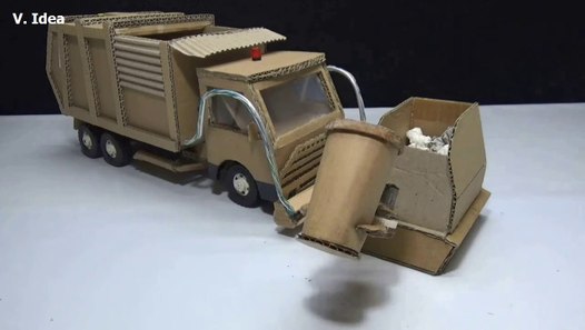 How to make RC Garbage Truck from Cardboard - Video Dailymotion