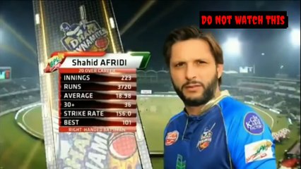 Shahid Afridi Latest Batting in BPL