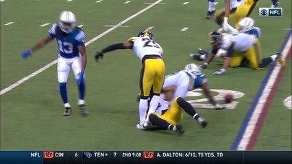 Marlon Mack changes direction in backfield, fights for every yard