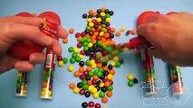Best of Learn Colours with Surprise Eggs and a Skittles Rainbow! Over 21 Minutes of Surprises!