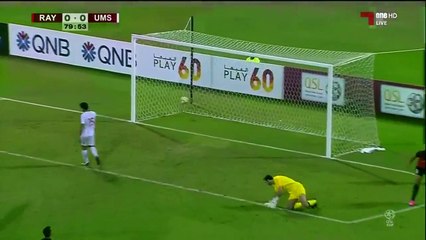 تمريرة متولي لحمد الله الذي يسجل هدف الفوز والتأهل لنصف نهائي كأس نجوم قطر 12-11-2017