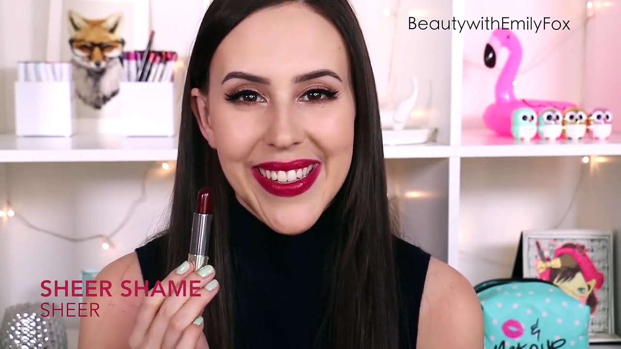 100 Lip Swatches: Urban Decay Vice Lipstick Collection || Beauty with Emily Fox