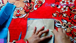 Double slit designer cape dress DIY | drafting, cutting and stitching step by step video tutorial