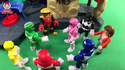 School Bus Playmobile Kids Go On Fieldtrip To Imaginext Power Rangers Command Center With Bus Song