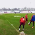 Arjen Robben on training