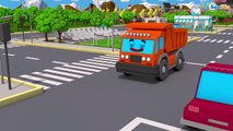 Color Truck Transportation with Tow Truck Cars Cartoon for Kids & Learn Colors for Childre