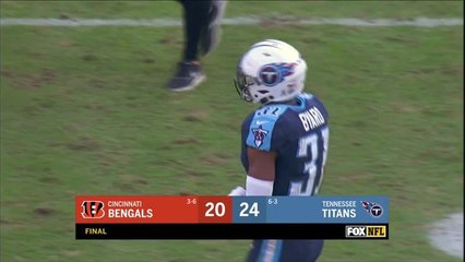 Andy Dalton's Hail Mary attempt falls short, Titans seal victory