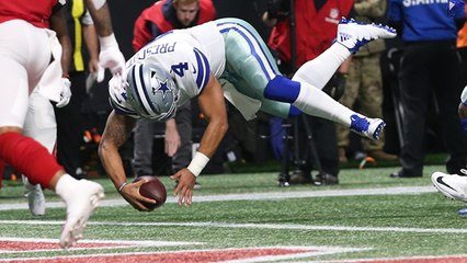 Dak Prescott sees an opening, somersaults into the end zone