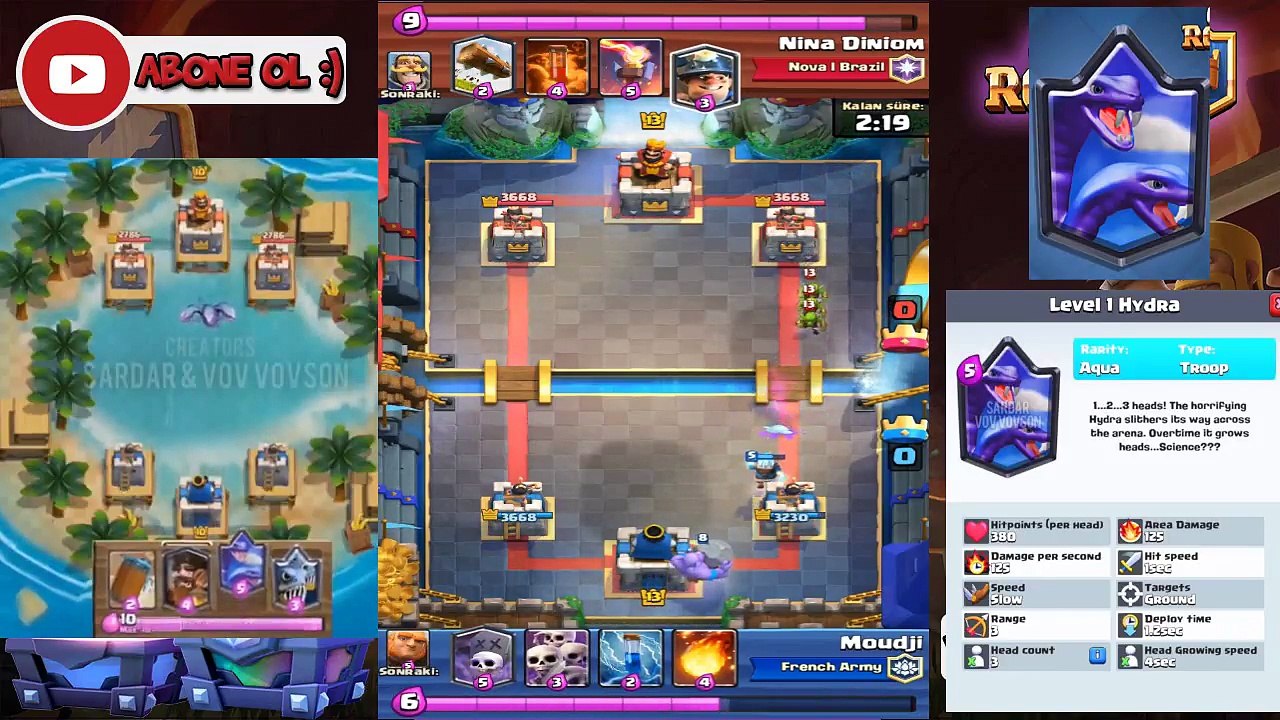 YENİ ARENA VE YENİ KARTLAR !! CLASH ROYALE GÜNCELLEME SOHBETLERİ