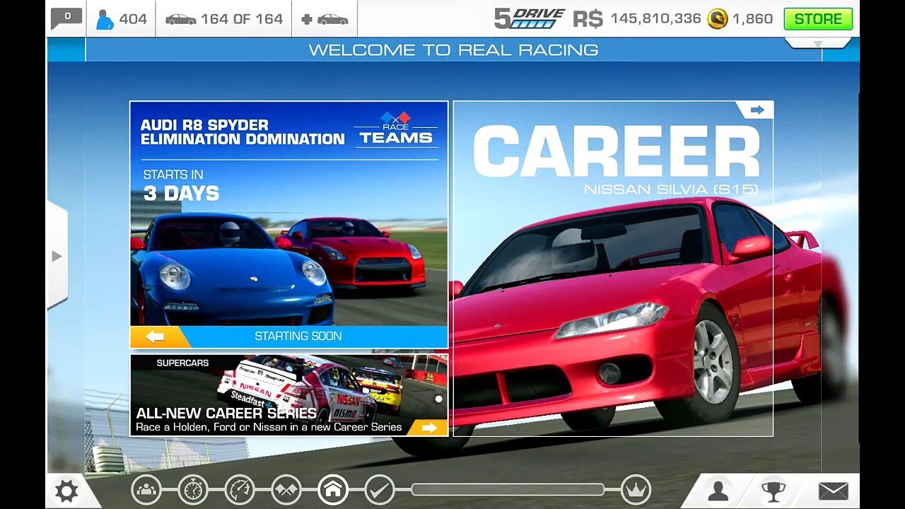 Real Racing 3 All 164 Cars - Oct 2016