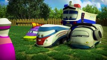 My Red Police Car - My Magic Pet Trains Police Vehicle Video for Kids!