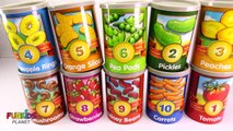 Learning Colors Video For Kids: Paw Patrol Skye & Chase Learn to Count One To Ten Counting Cans