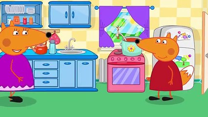 Fox Family BABY IS SICK Full Episodes! Mega Bear Doctors Visit Animation Finger Family