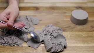 ASMR Kinetic Sand Satisfion 1 ✦ Sharp Cutting, Knife Stroking, Cookie-Cutter Shaping & more