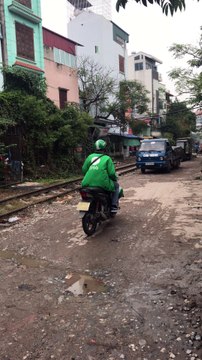 Train Swipes Parked Vehicle