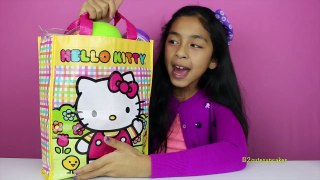 Huge Hello Kitty Surprise Bag|Dora the Explorer Activity Kit| Surprise Egg|B2cutecupcakes