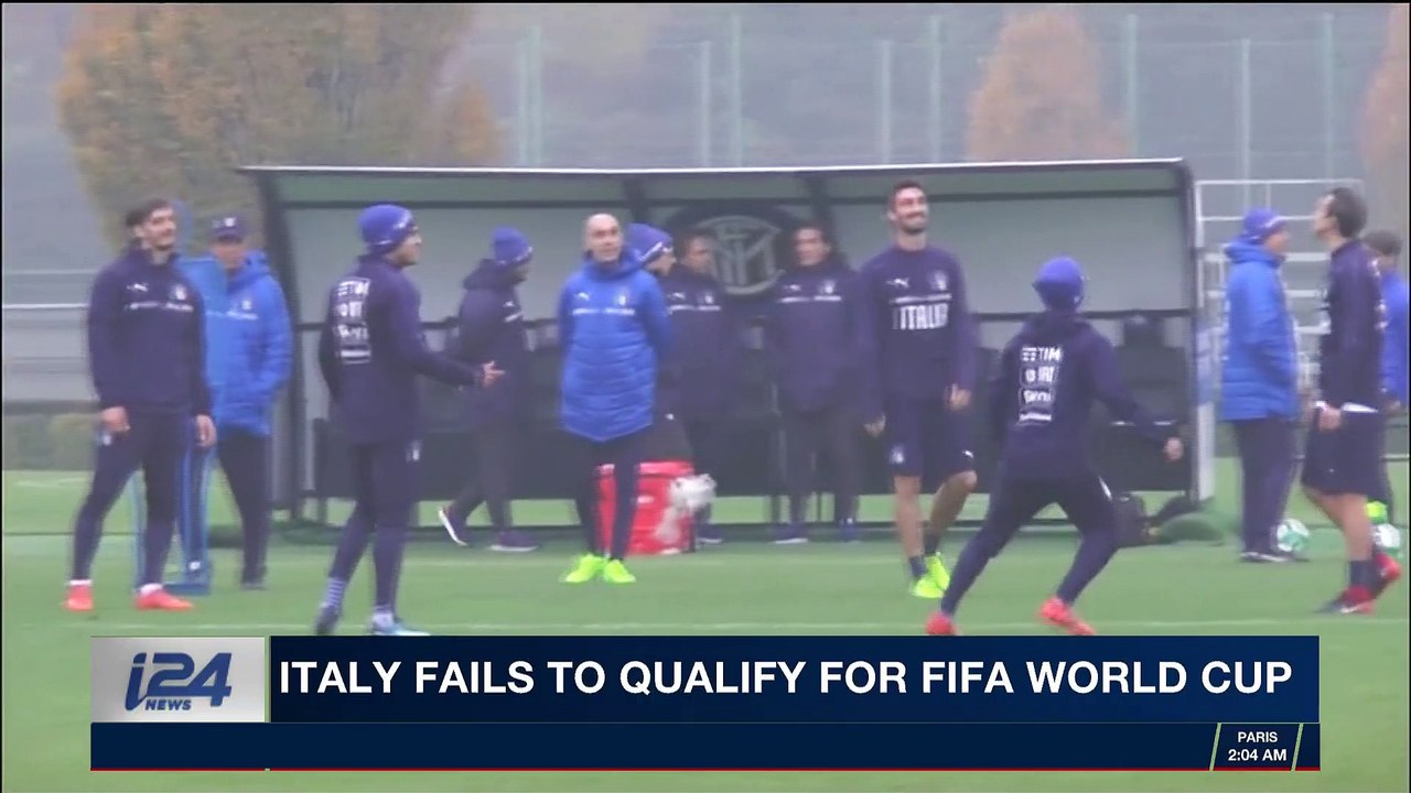 i24NEWS DESK | Italy fails to qualify for FIFA...