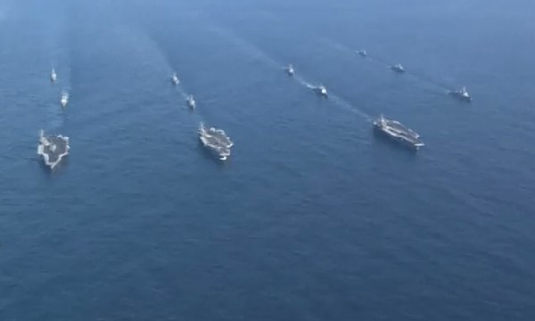 Trump ke Asia, 3 Kapal Induk AS Latihan di Korsel