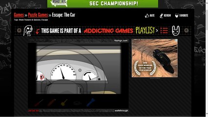 Download Video: Addicting Games escape the car walkthrough