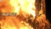 UK: Huge Harvey Weinstein effigy burnt at Edenbridge Bonfire Night celebrations