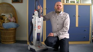 Vintage Hoover Vortex Bagless Upright Vacuum Cleaner Full Demo & Review