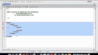 إحترف HTML في 46 دقيقة للأستاذ عبد الله عيد (تجميعية دروس )