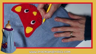 Pinafore Kitty Cat Dress - How to sew the Dress