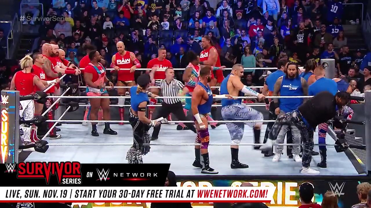 Full Match 10 On 10 Traditional Survivor Series Tag Team Elimination Match Survivor Series