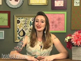 Stamped Metal Washer Stone Setting Tutorial - Beaducation.com