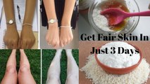 How to Get Fair Skin in Just 3 Days - Homemade Skin Whitening with Rice