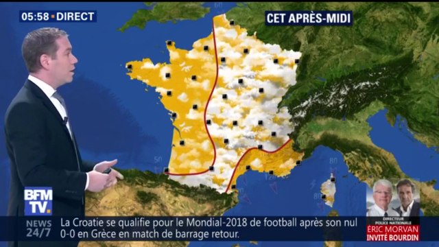 Météo: des températures en baisse et de très belles éclaircies à l’ouest