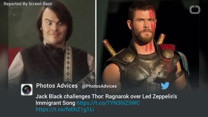 Jack Black Challenges Thor To ‘Battle of The Jams’