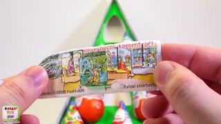 Киндер Сюрприз 1999 года, редкий набор киндеров в праздничных колпачках (Rare Kinder Surprise)