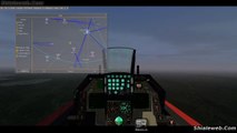 Gameplay Flightgear Jet f-16 Un Buen Viaje A Otro Aeropuerto Sin Plan De Vuelo