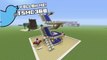 Minecraft Tutorial: How To Make A Spiral Water Slide (Mini Water Park)