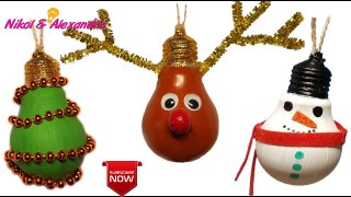 10 DIY Christmas recycled decoration HOW TO!