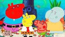 FAMÍLIA PEPPA PIG DISFARCE BOB ESPONJA MASHA E O URSO OS DESCENDENTES FAMÍLIA ADDAMS COMPLETO!