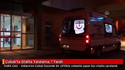 Çubuk'ta Silahla Yaralama: 1 Yaralı