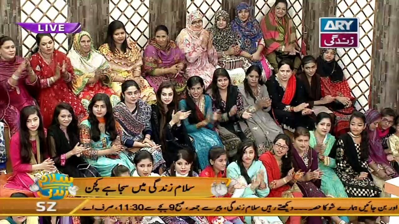 Salam Zindagi With Faysal Qureshi - Kiran Khan & Uzma Tahir - 13th November 2017