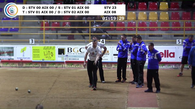 Quatrième tour, Club Elite Masculin J4, Saint-Vulbas contre Aix-les-Bains, novembre 2017