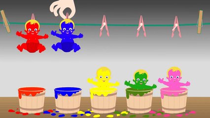 Learn Colors with Baby Body Painting BABY FACE COLOR for kids Мультик Раскраска Учим цвета ДЛЯ ДЕТЕЙ