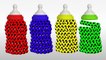 Learn Colors With Milk Bottles Soccer Balls for Kids - Color for Children to Learn with Soccer Ball