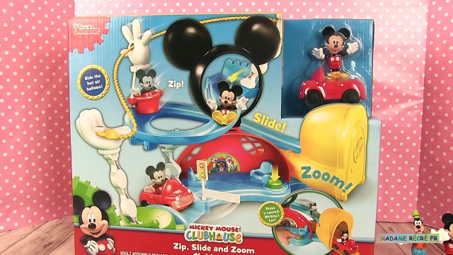 La Maison de Mickey Mouse Toboggan et Figurines Minnie, Pluto, Donald, Dingo
