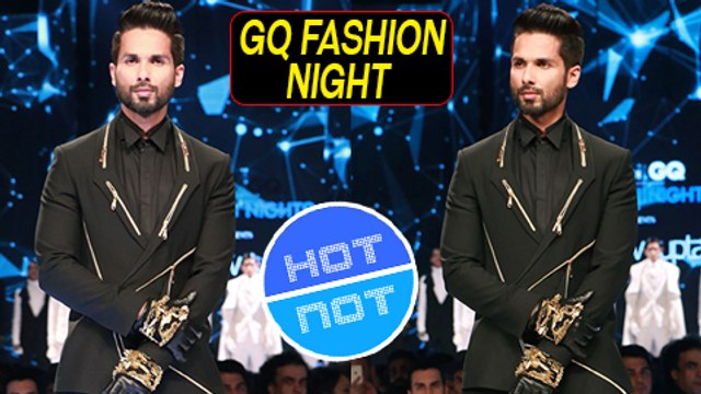 Shahid Kapoor Walks The Ramp Like A Dapper King At GQ Fashion Night 2017