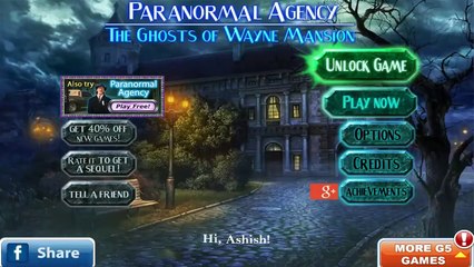 Paranormal Agency 2 (By G5 Entertainment) iOS / Android Gameplay Video PART #1