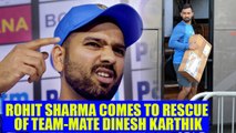 Rohit Sharma sends out a helping tweet to Dinesh Karthik for his baggage trouble | Oneindia News