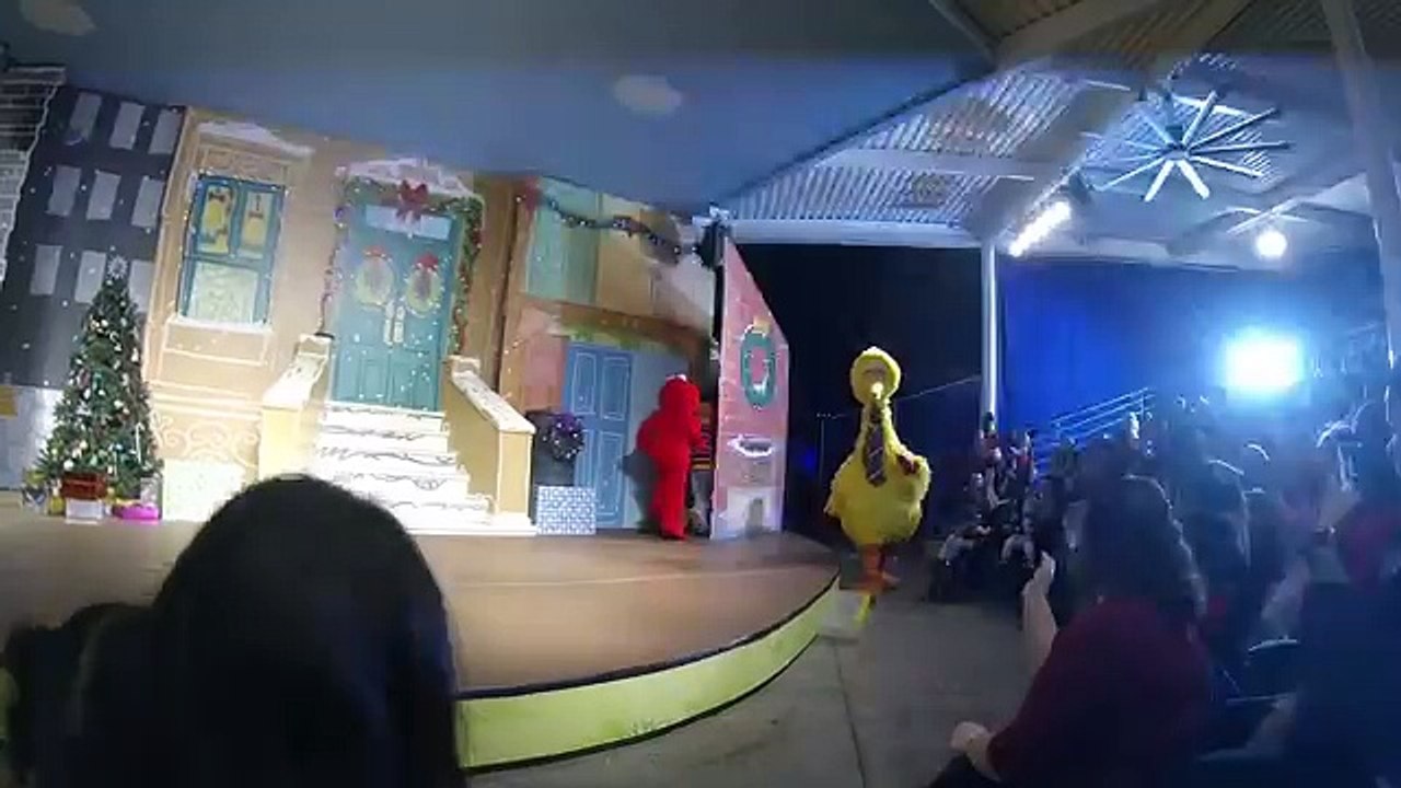 Sesame Street/ Sesame Place: A Sesame Street Christmas Show in Abbys Paradise Theater, up close